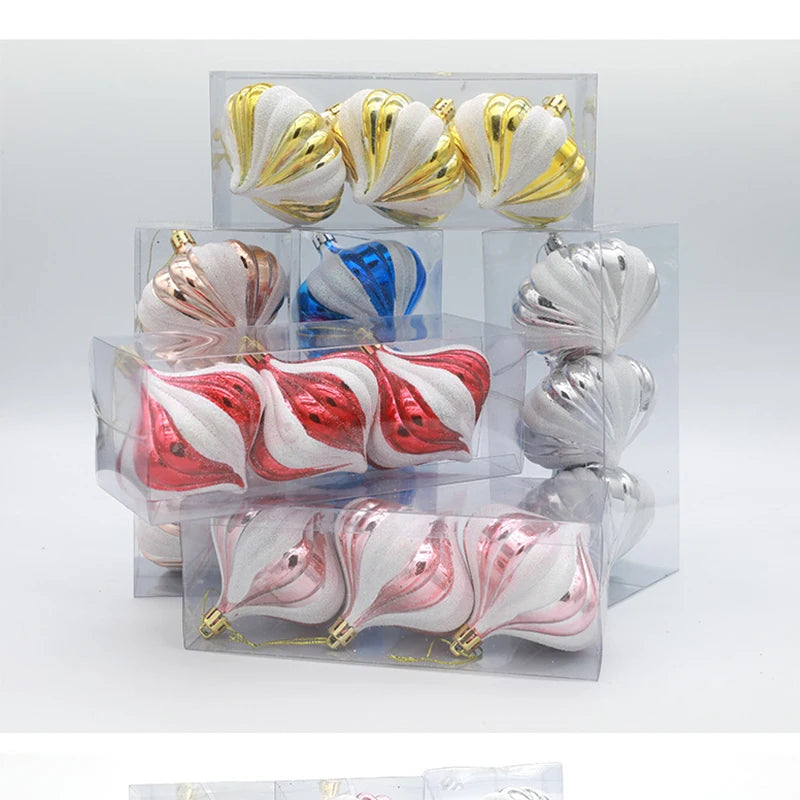 8Cm Christmas Balls Set Party Wedding Decorations Christmas Tree Decorations Christmas Ornaments Toys Christmas Balls New Year