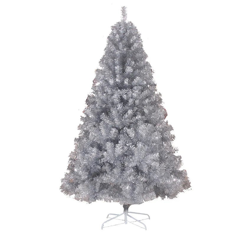 150Cm Christmas Tree White Silver Artificial Christmas Tree Ornaments Christmas Decorations for Home Christmas Ornaments